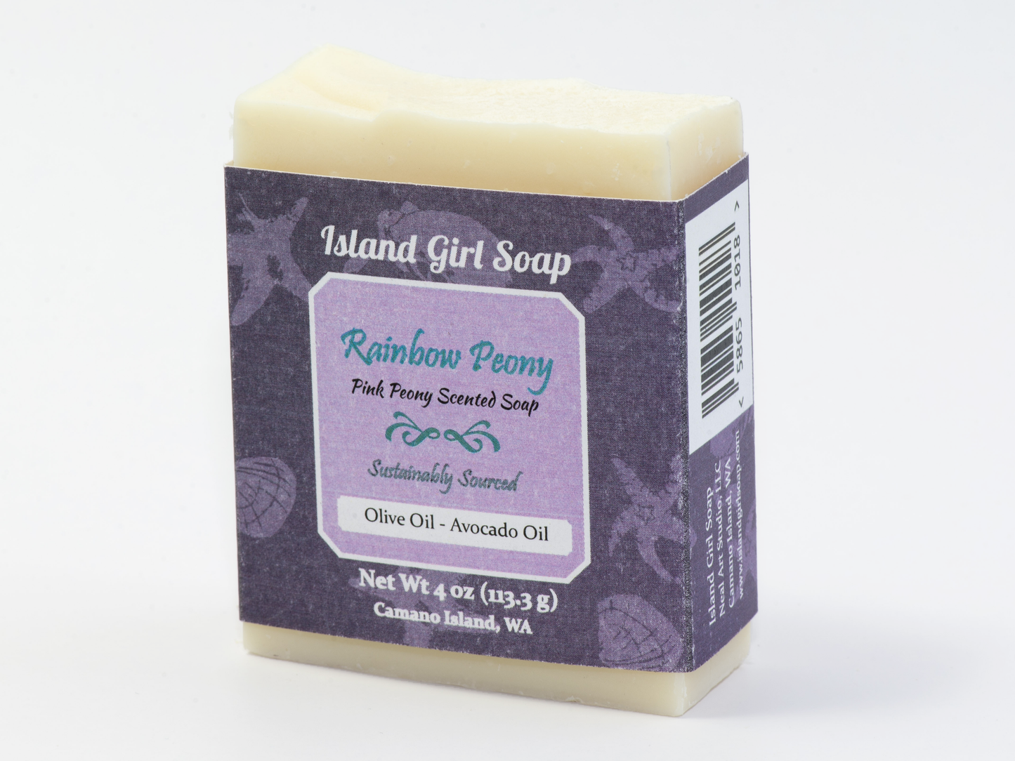 Rainbow Peony Soap