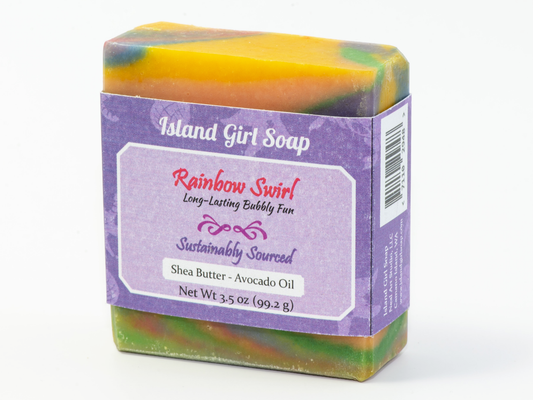 Rainbow Swirl Soap